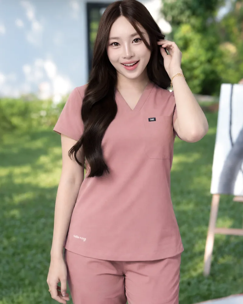 Hello Kitty In the Garden in Pink Kiss, styled