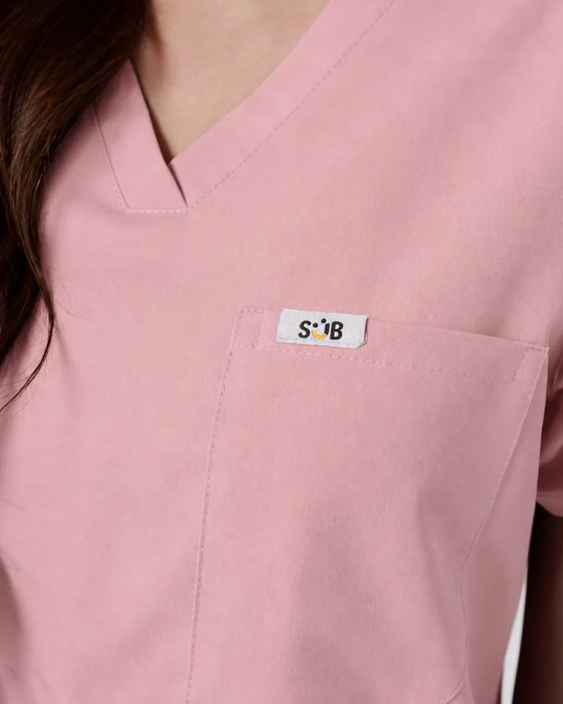 The SUB label stitched on a chest pocket