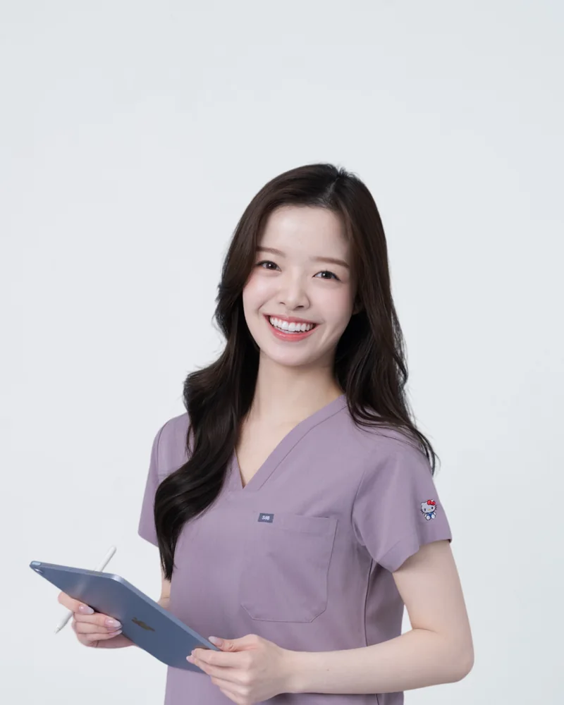 Hello Kitty Medical Scrub in Goodnight Grape