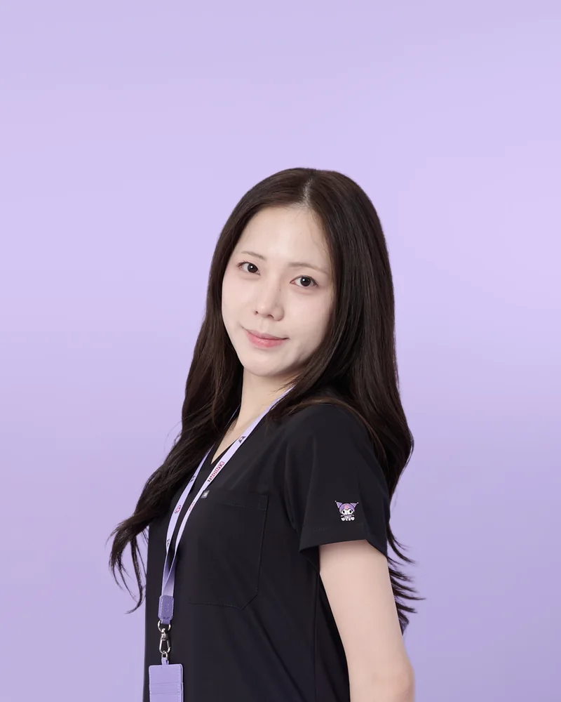 Kuromi Medical Scrub in Midnight Mode