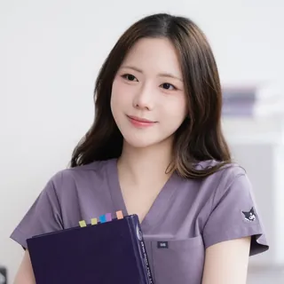 Kuromi Medical Scrub in Grape Mood