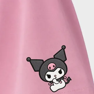 Kuromi embroidered on the sleeve of Pinky Promise